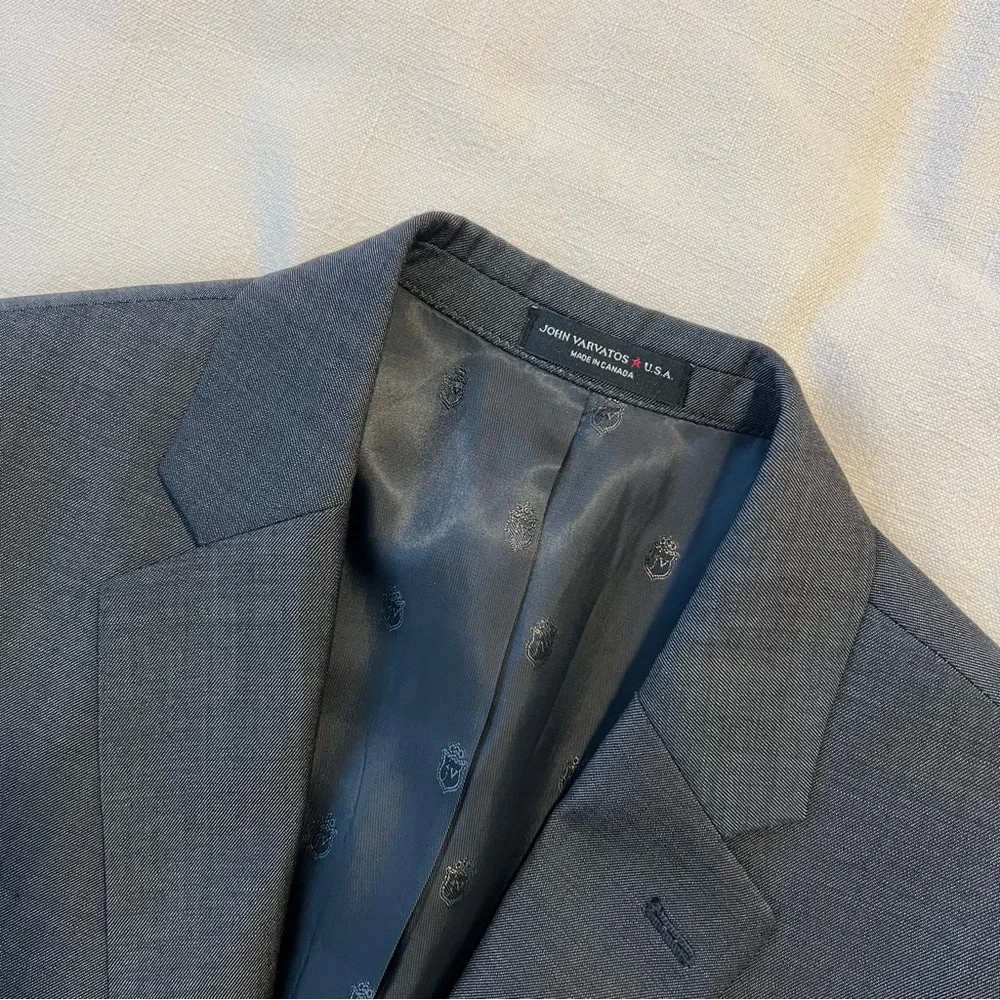 John Varvatos Wool Blazer, 36 Short - Picture 3 of 9